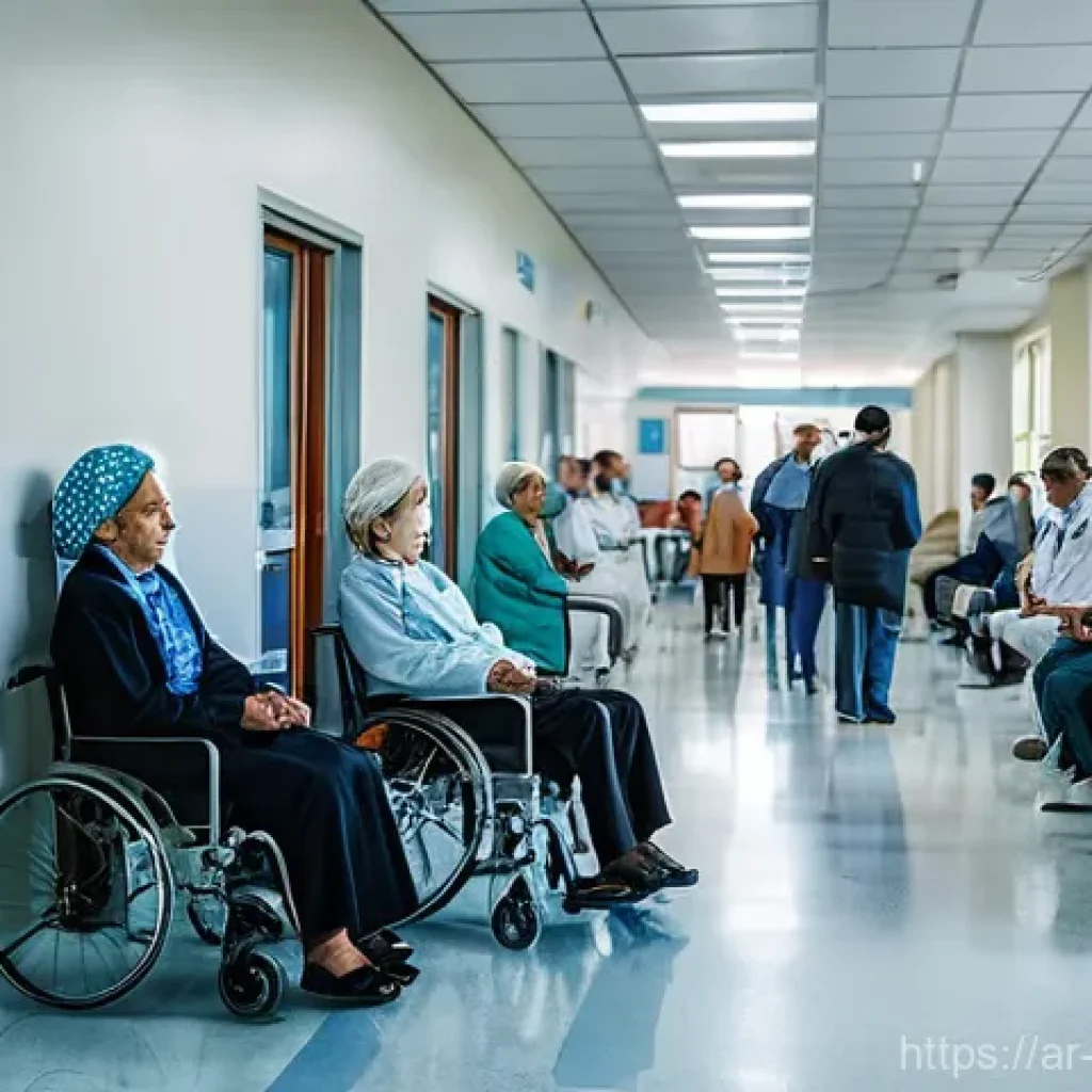 우루과이 건강 보험 제도 - **Prompt 1: Accessible Public Healthcare in Uruguay**
A bustling yet orderly scene inside a mode...