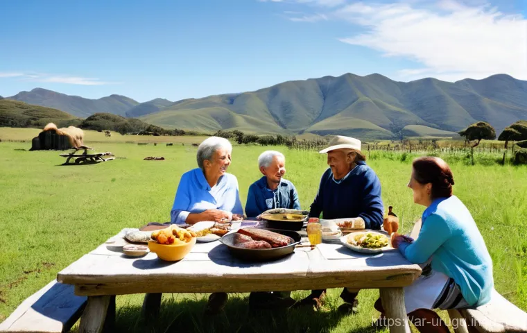 우루과이인의 성격과 생활 방식 - **The Heartbeat of Football in a Humble Uruguayan Street:**
    "A vibrant and energetic scene depic...