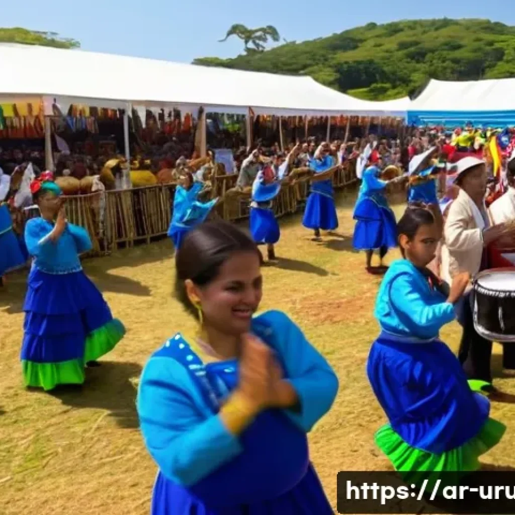 타보라도 Tabaré 축제 - **Tabari Festival: Rhythmic Celebration and Dance.**
An energetic wide shot of a vibrant Tabari ...